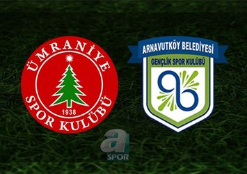 Ümraniyespor - Arnavutköy Bld maçı saat kaçta? Hangi kanalda?