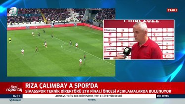 Rıza Çalımbay'dan A Spor'a Ziraat Türkiye Kupası sözleri! "Tarih yazmak istiyoruz"
