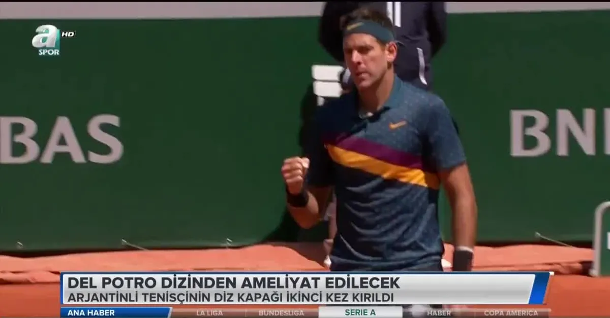 Del Potro dizinden ameliyat olacak