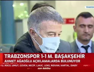 Ahmet Ağaoğlu'ndan hakem tepkisi
