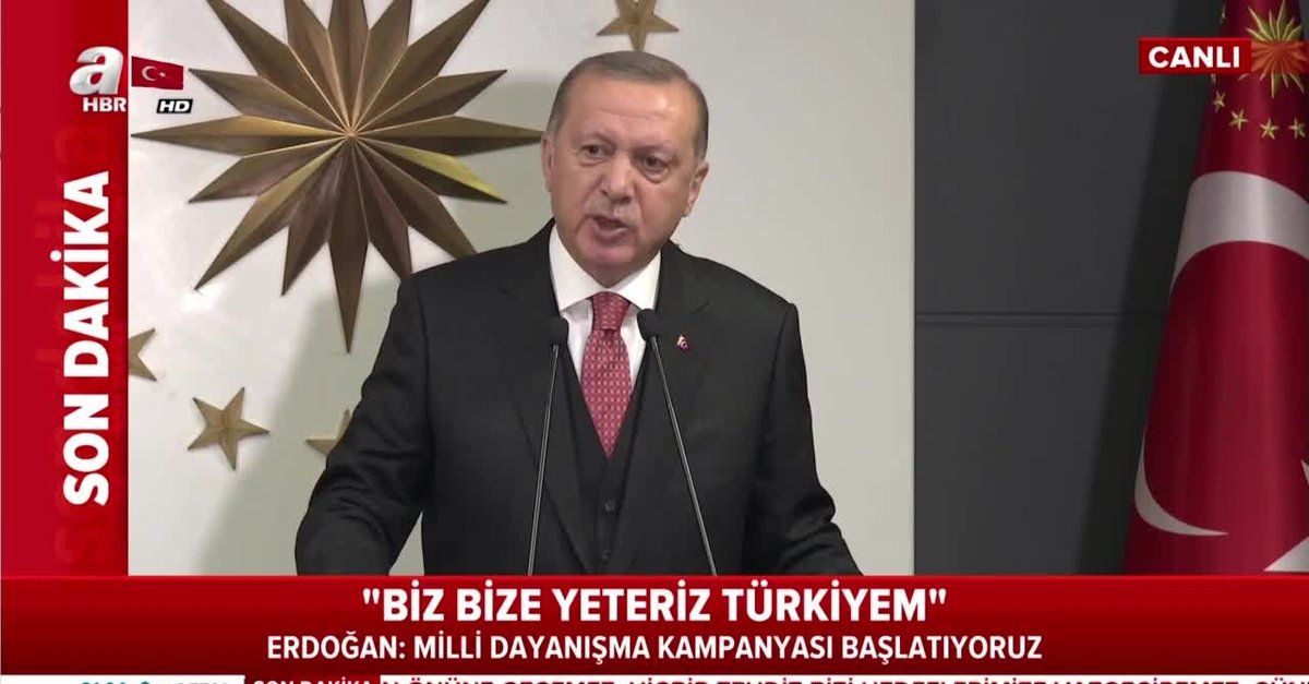 Son Dakika Haberi: Başkan Erdoğan Milli Dayanışma Kampanyası'nı başlattı! 'Biz bize yeteriz Türkiyem' | Video