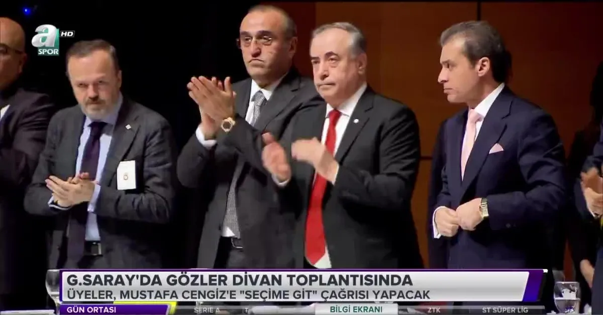 Galatasaray'da gözler divan toplantısında