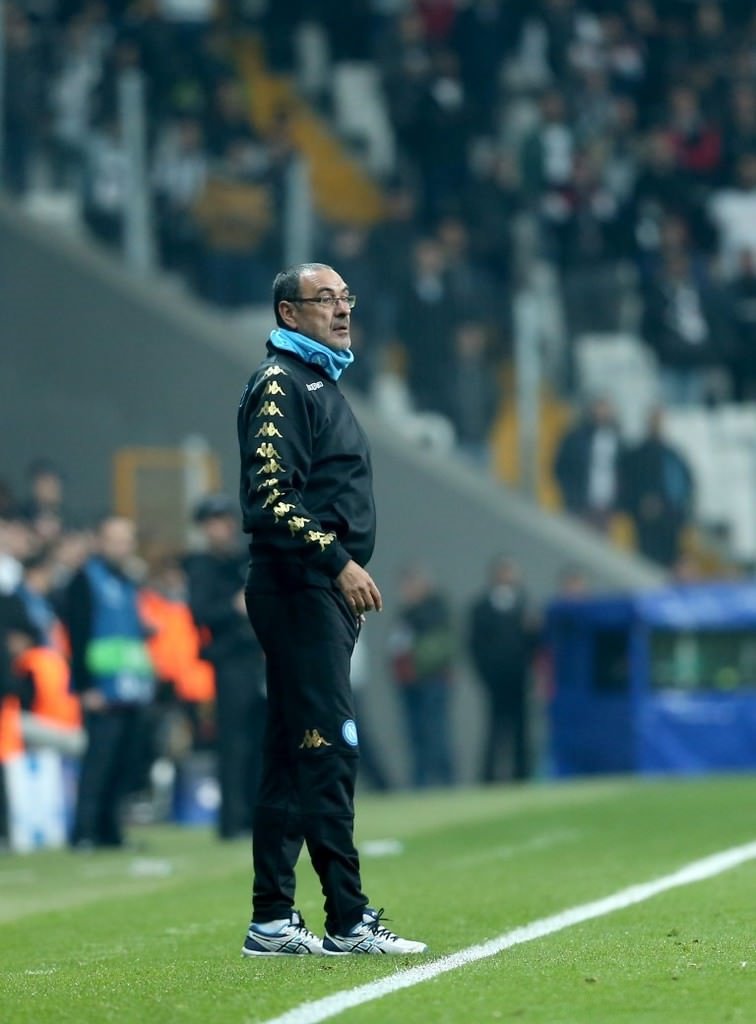 Beşiktaş-Napoli karşılaşmasından kareler