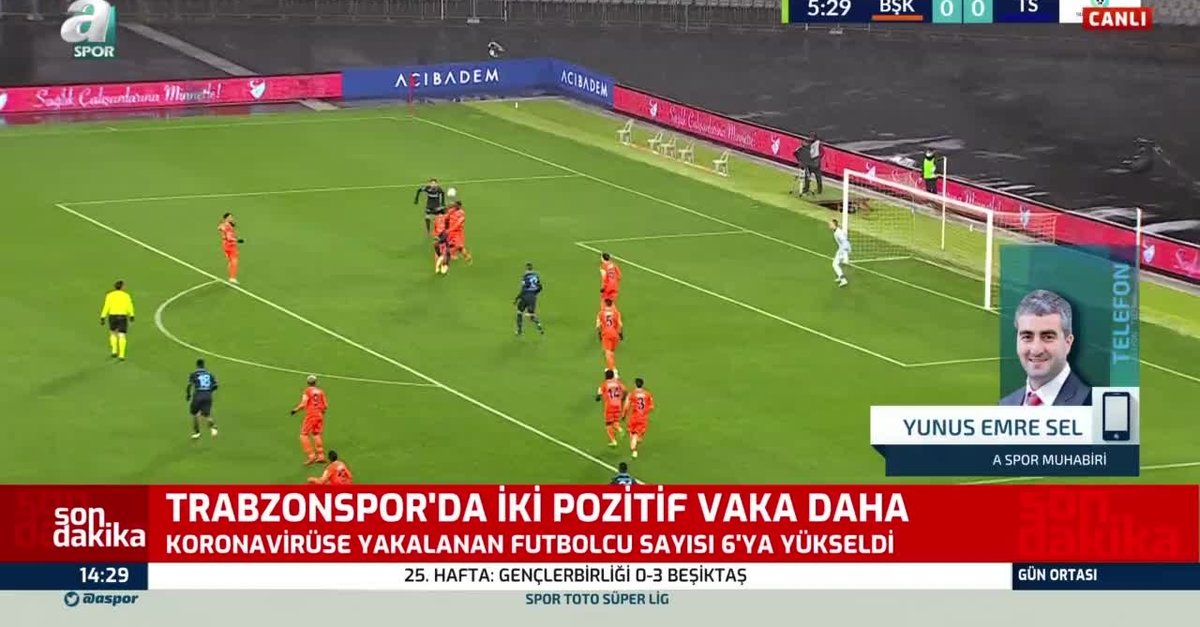 Trabzonspor'da vaka sayısı 6'ya yükseldi