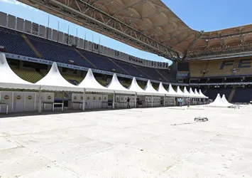 Ülker Stadı'nda seçim hazırlıkları sürüyor