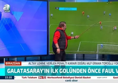 G.Saray'ın golünden önce faul var mı? Toroğlu yorumladı