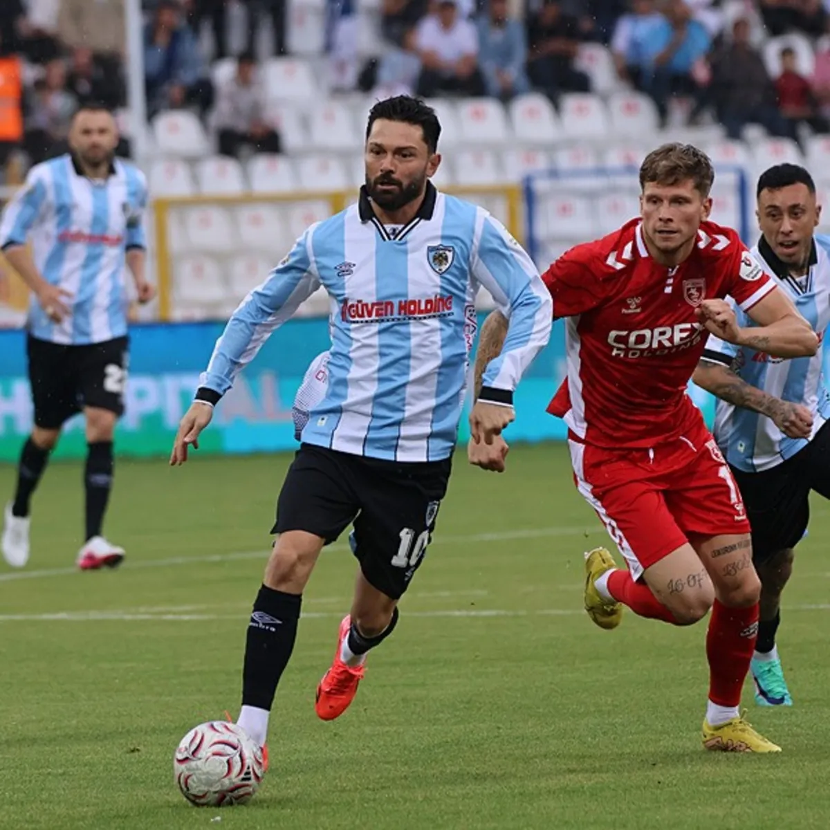 Erzurumspor FK, Samsunspor'u konuk ettiği maçta mağlup etti