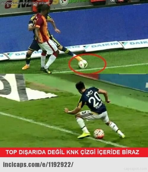 İşte derbi caps’leri