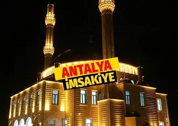 ANTALYA İFTAR VAKTİ - 15 Nisan