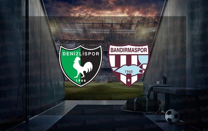 Denizlispor - Bandırmaspor maçı ne zaman, saat kaçta ve hangi kanalda? | TFF 1. Lig