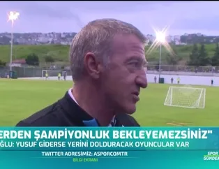 Ahmet Ağaoğlu'ndan transfer açıklaması