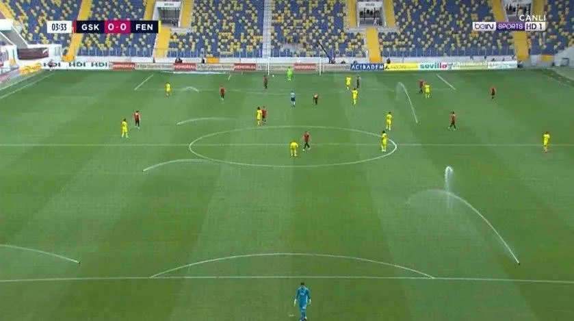 Ankara'da su molası! Fenerbahçe maçında ilginç anlar... - 2
