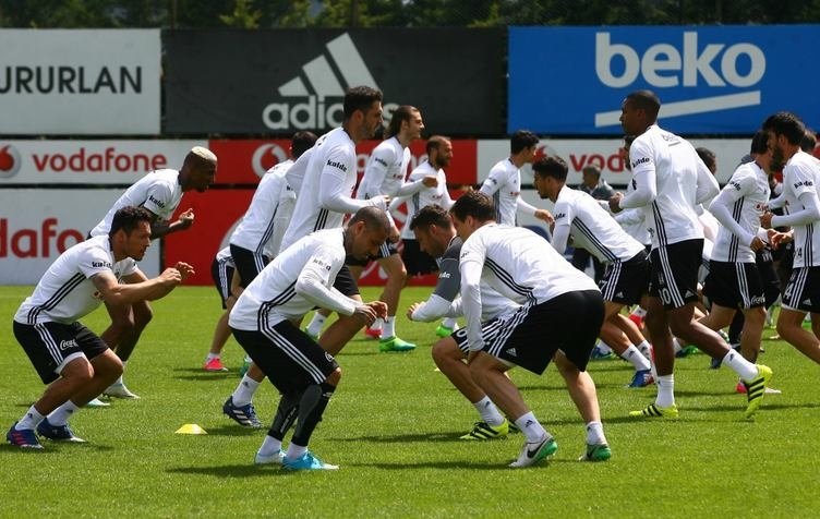 Beşiktaş idmanında gerginlik
