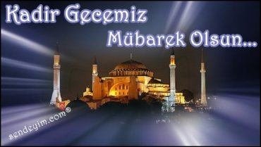 2017 yılı resimli Kadir Gecesi mesajları