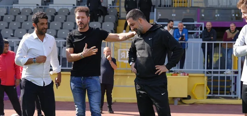 Diego Simeone Arda Turan'ı ziyaret etti