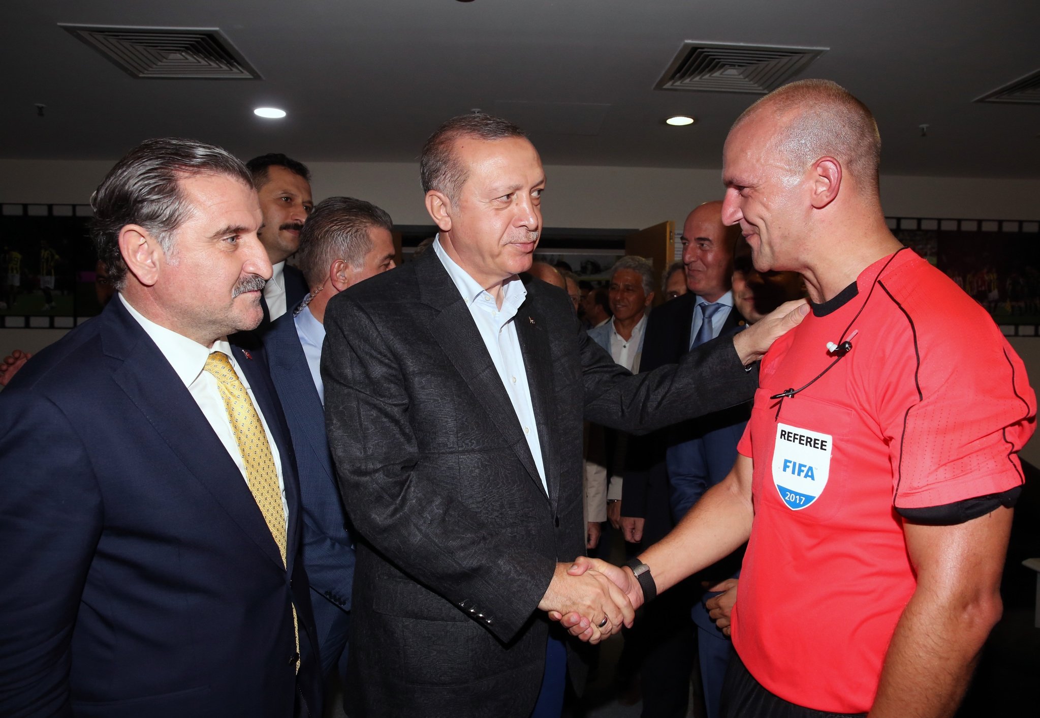 Cumhurbaşkanı Erdoğan Fenerbahçe maçında