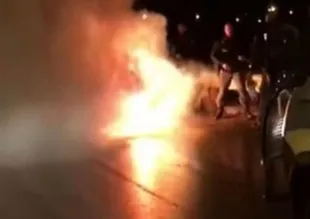 İtalya'da korkutan yangın! Takım otobüsü yanıyordu!