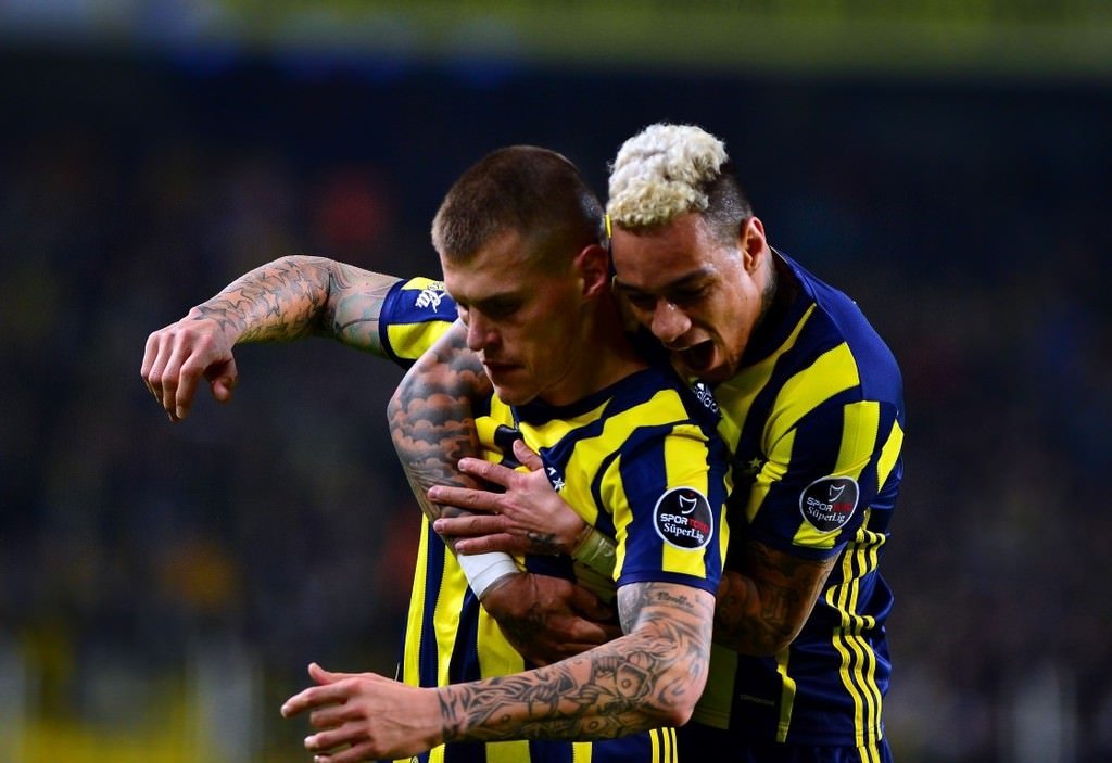 Fenerbahçe-Atiker Konyaspor karşılaşmasından kareler