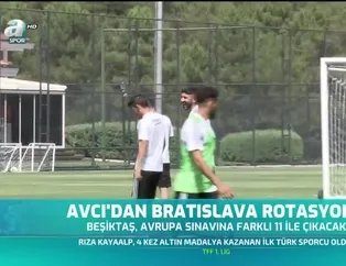 Abdullah Avcı'dan Bratislava rotasyonu