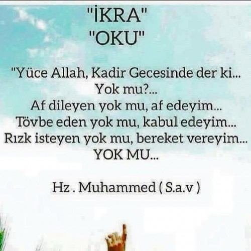 2017 yılı resimli Kadir Gecesi mesajları