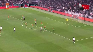 GOL | Beşiktaş 1-0 Corendon Alanyaspor