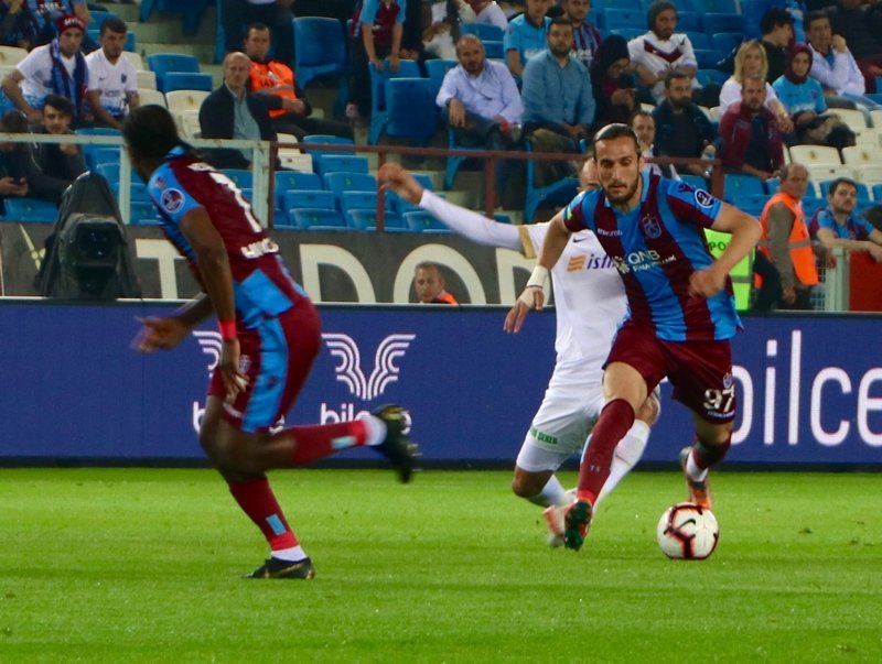 Trabzonspor - Kayserispor maçından kareler