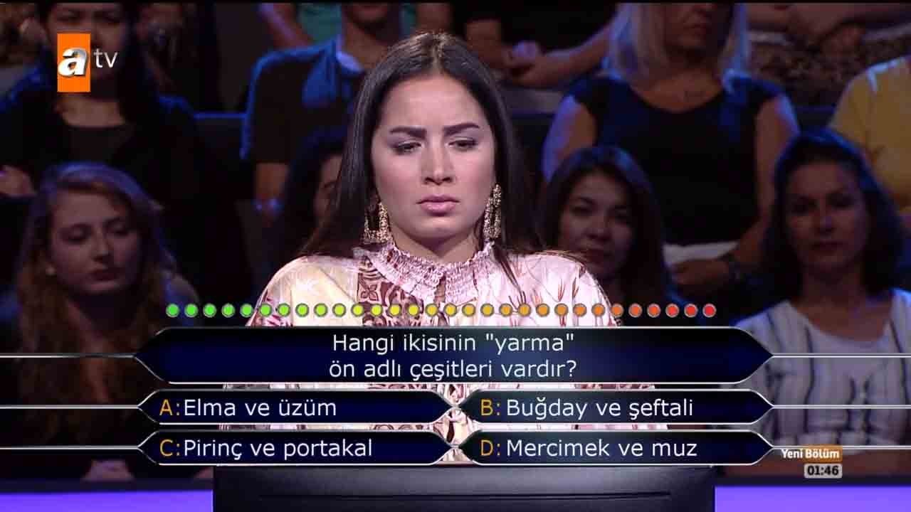 Milyoner’e damga vuran ’Futbol’ sorusu! Kim Milyoner Olmak İster 833.yeni bölüm soru ve cevapları!