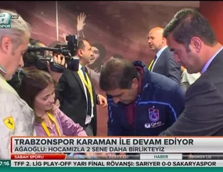 Trabzonspor Karaman ile devam ediyor