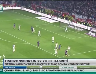 Trabzonspor'un Kadıköy'de 22 yıllık hasreti
