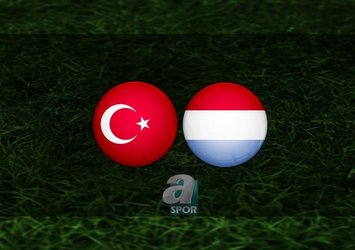 Türkiye - Lüksemburg maçı ilk 11'leri belli oldu!