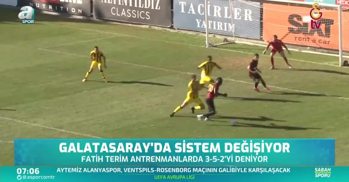 Galatasaray'da sistem değişiyor