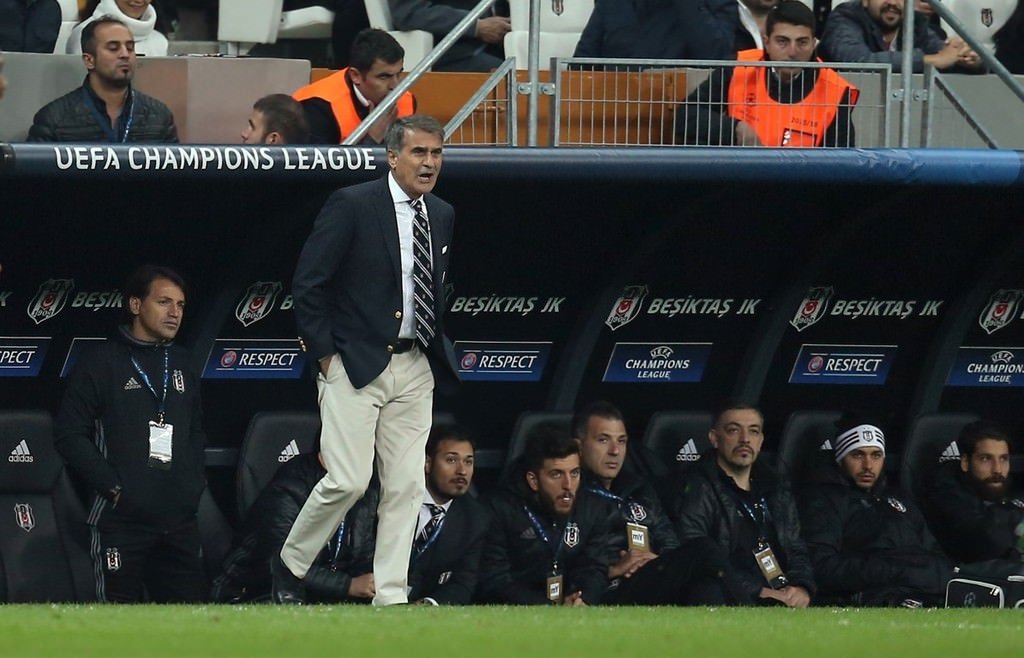 Beşiktaş-Napoli karşılaşmasından kareler