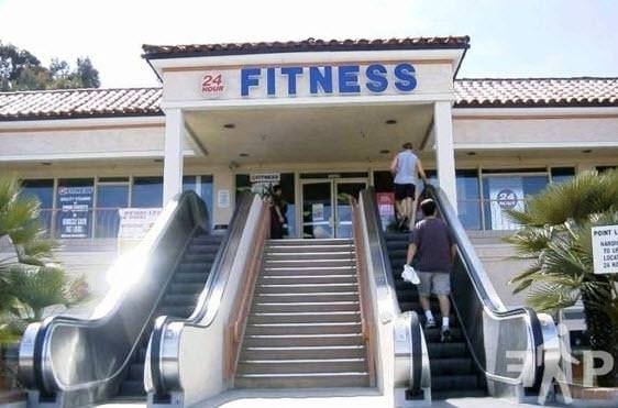 Spor salonlarından tuhaf görüntüler