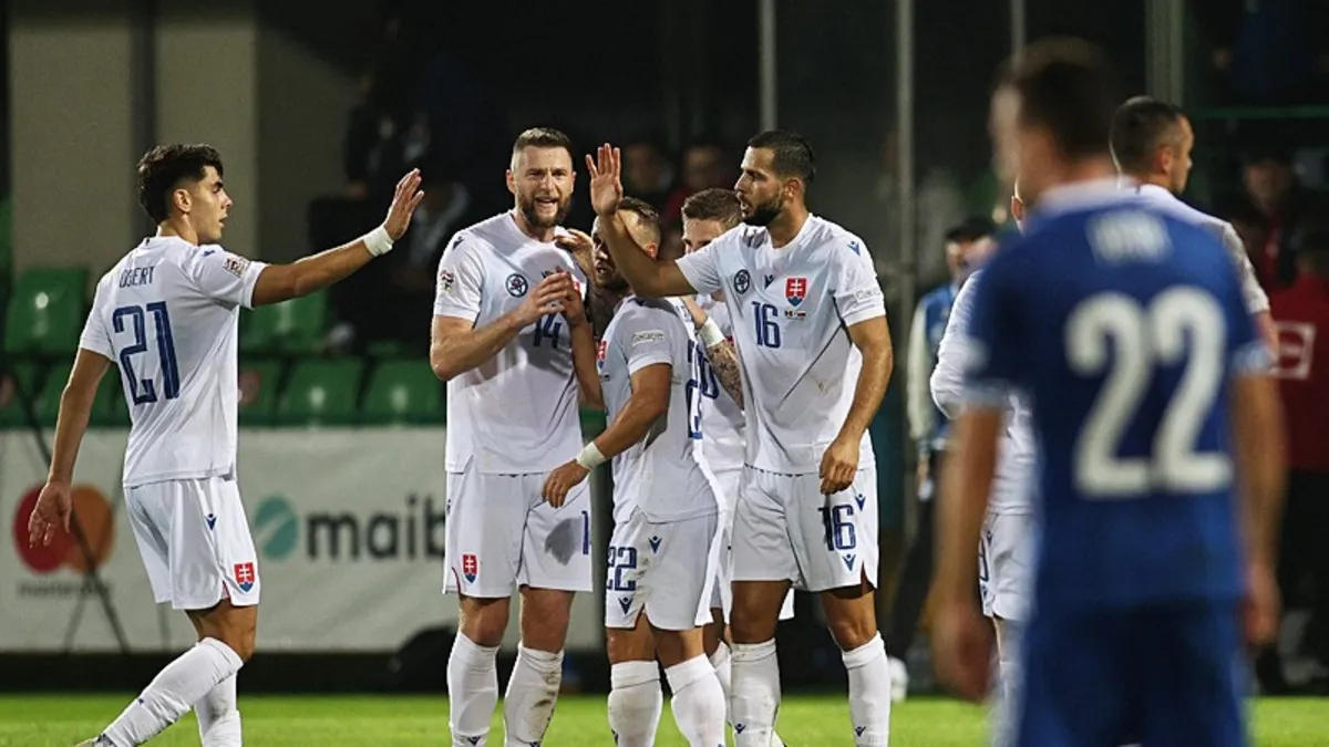 Slovakya deplasmanda Moldova'yı farklı geçti!