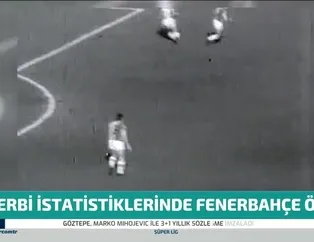 Derbi istatistiklerinde Fenerbahçe önde