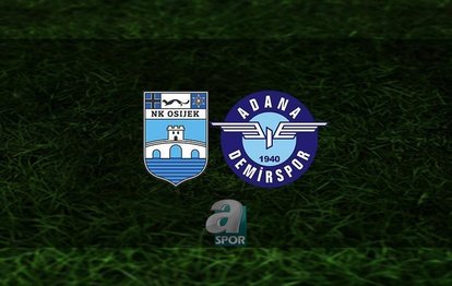 OSİJEK ADANA DEMİRSPOR CANLI MAÇ İZLE 📺 | Osijek - Adana Demirspor maçı hangi kanalda? ADS maçı saat kaçta?
