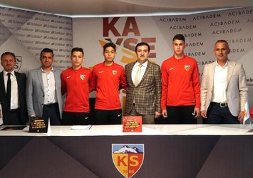 Kayserispor 3 futbolcu ile sözleşme imzaladı