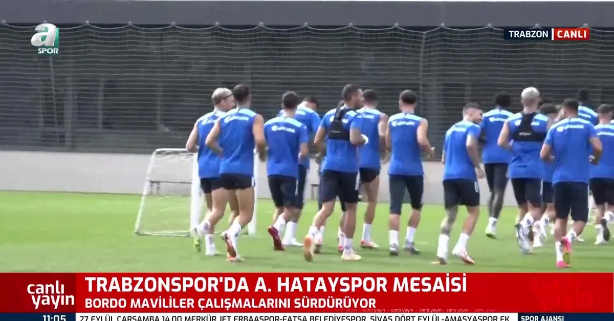 Trabzonspor'da Hatayspor mesaisi!