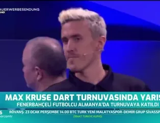Max Kruse dart turnuvasında yarıştı