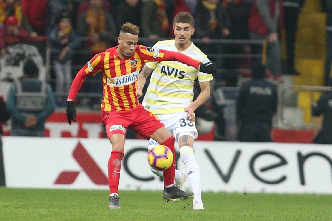 Kayserispor - Fenerbahçe maçından kareler!