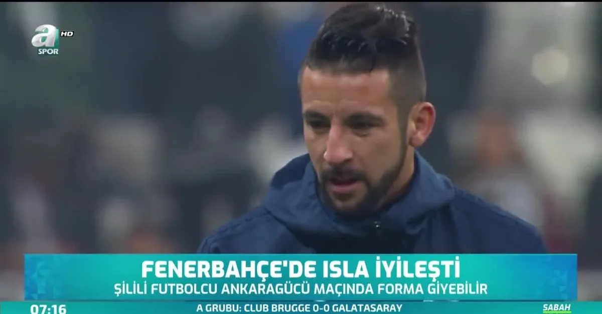 Fenerbahçe'de Isla iyileşti