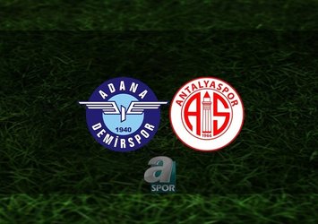 A. Demirspor - Antalyaspor | CANLI