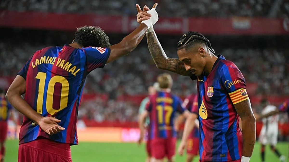 Barcelona deplasmanda Sevilla'yı yıktı!