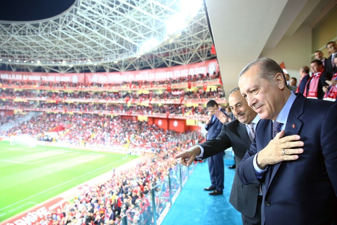 Cumhurbaşkanı Erdoğan, Antalya Stadı’nda