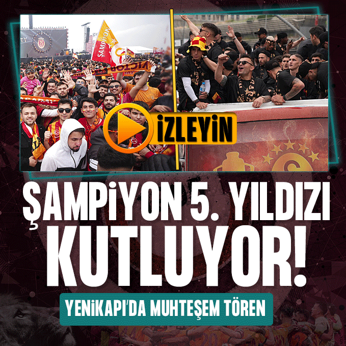 G.Saray şampiyonluğu kutluyor | CANLI
