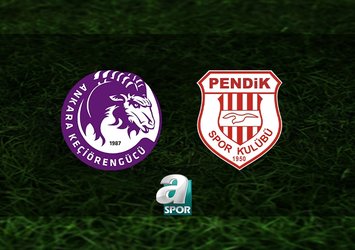 Ankara Keçiörengücü-Pendikspor maçı saat kaçta?