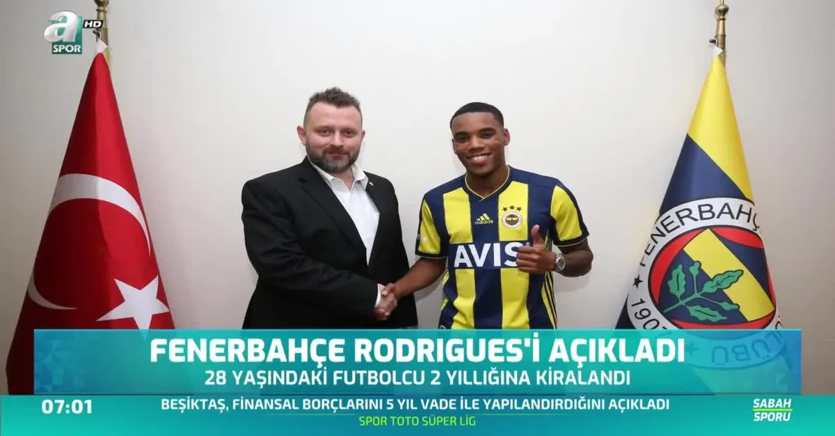 Fenerbahçe Rodrigues'i açıkladı