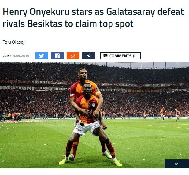 Dış basında gündem Onyekuru