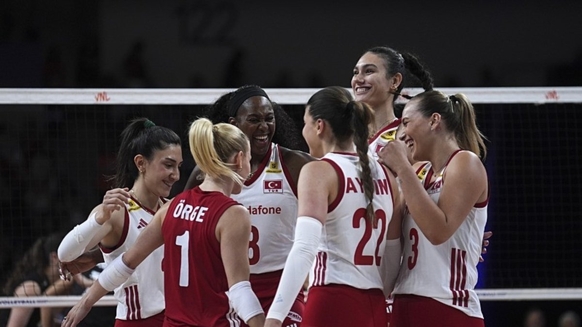 A Milli Kadın Voleybol Takımımız Belçika'yı mağlup etti!