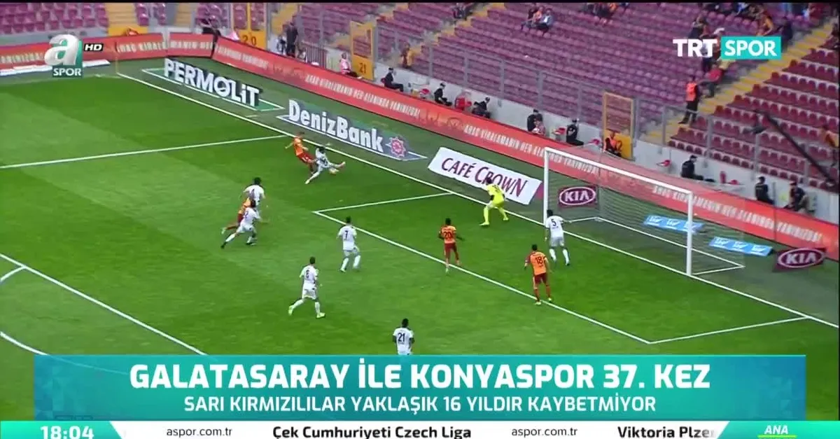 Galatasaray ile Konyaspor 37. kez